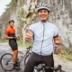 Ciclista contento: comodità in bici